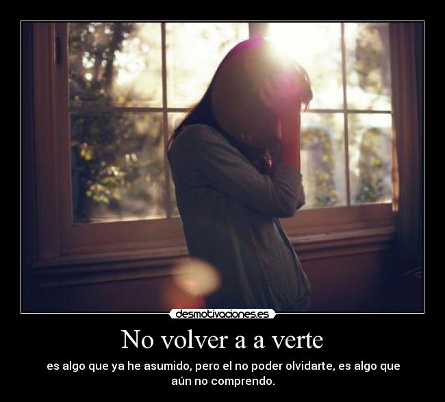 No volver a a verte -