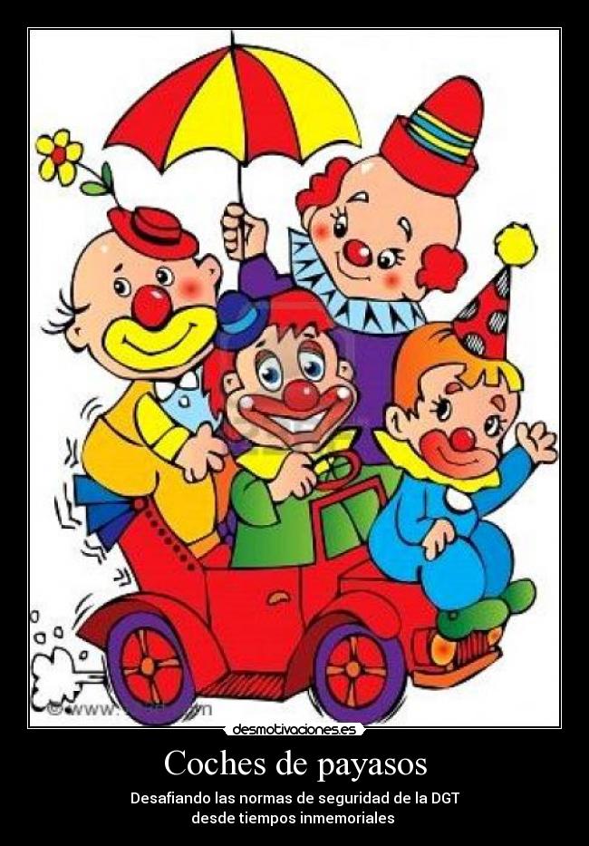 Coches de payasos -