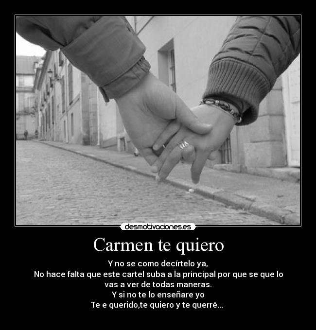 Carmen te quiero - 