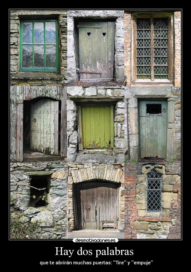 Hay dos palabras -