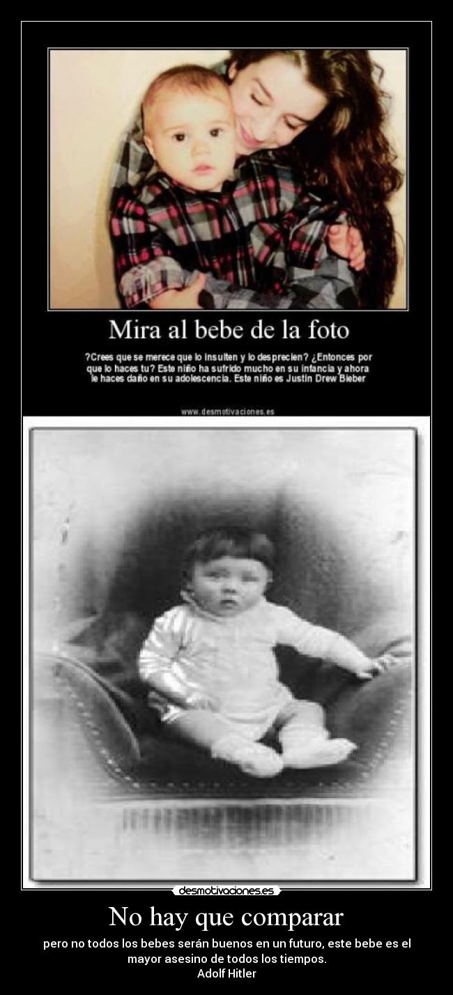 No hay que comparar -