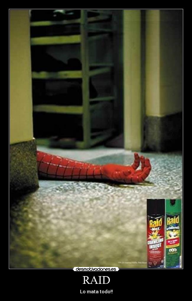 RAID - Lo mata todo!!