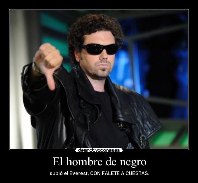 El hombre de negro - 