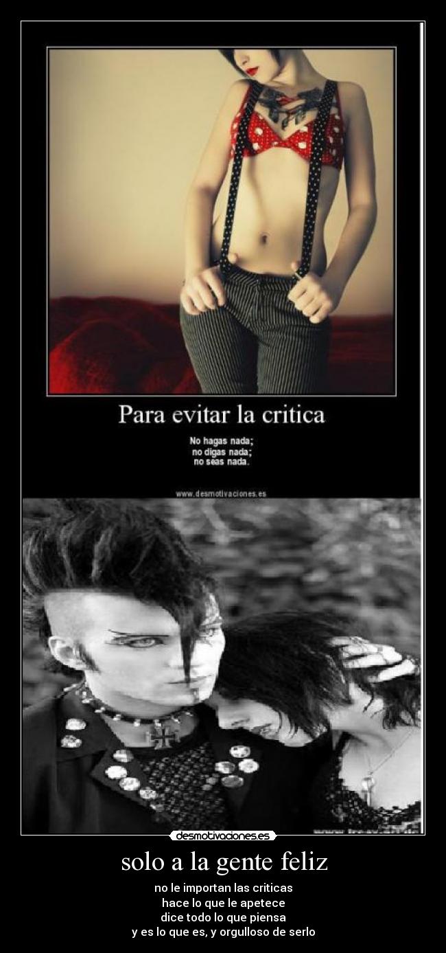 solo a la gente feliz - 
