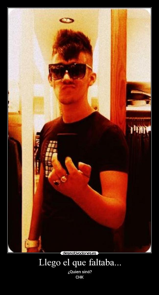 Llego el que faltaba... -