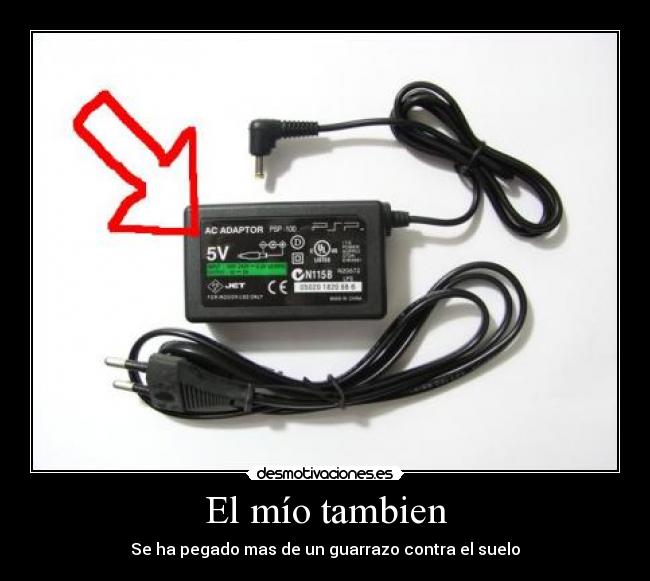 El mío tambien - Se ha pegado mas de un guarrazo contra el suelo