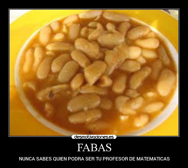 FABAS - NUNCA SABES QUIEN PODRA SER TU PROFESOR DE MATEMATICAS