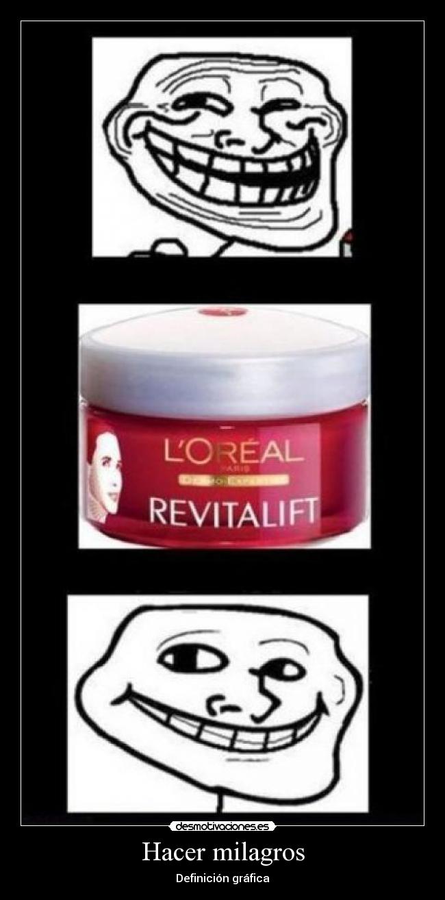 Hacer milagros - Definición gráfica