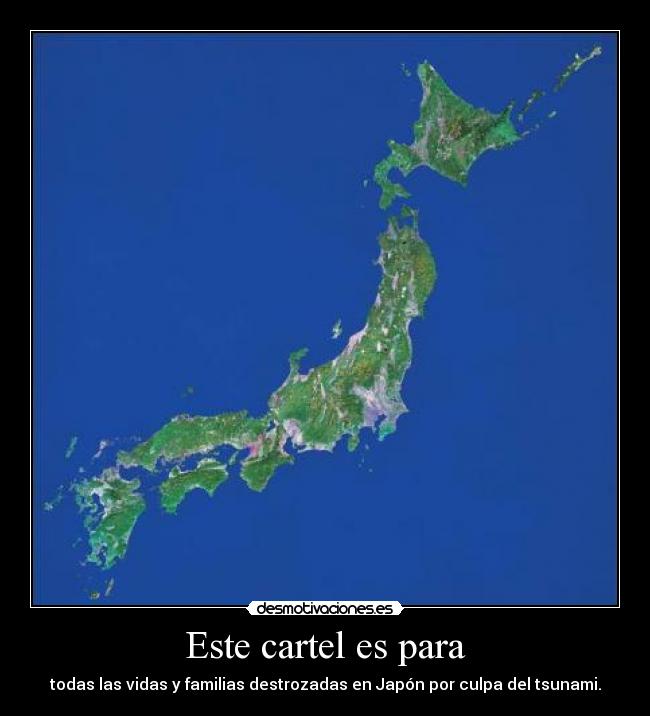 Este cartel es para -