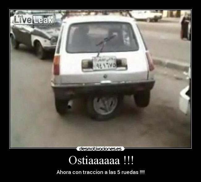 Ostiaaaaaa !!! - Ahora con traccion a las 5 ruedas !!!!