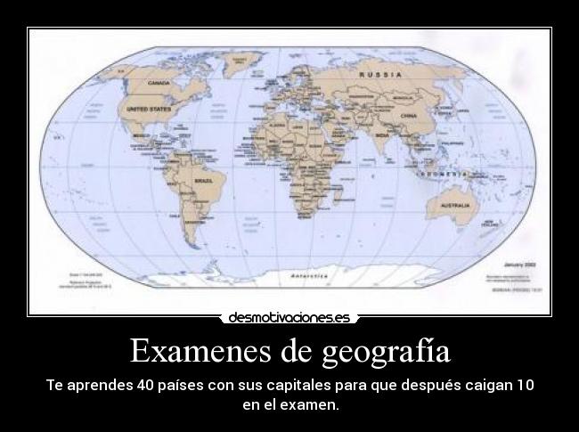 Examenes de geografía - 