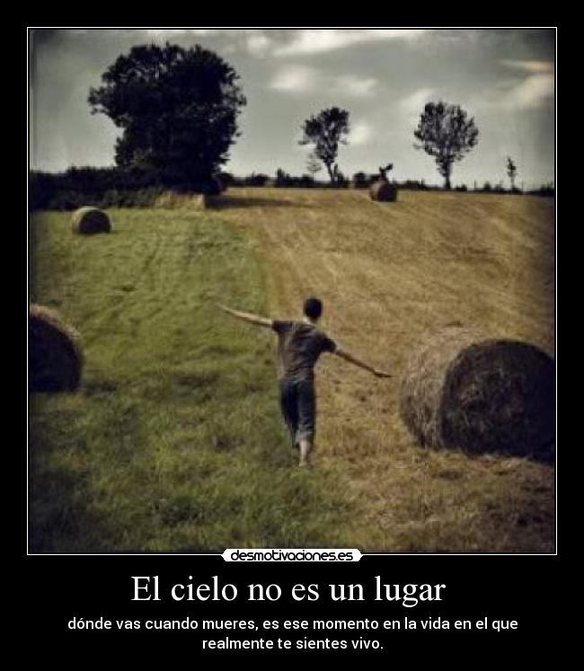 El cielo no es un lugar -