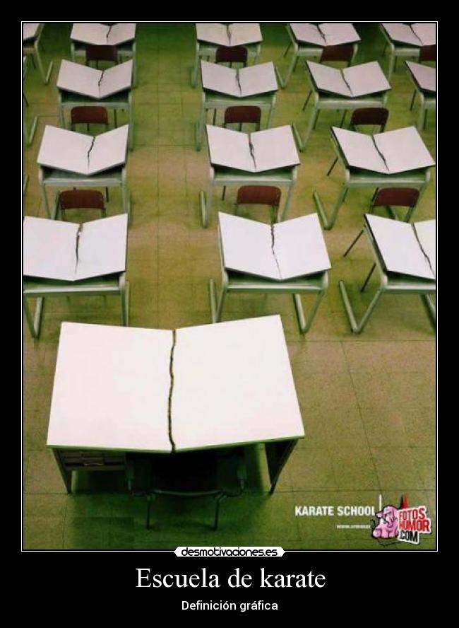 Escuela de karate - Definición gráfica