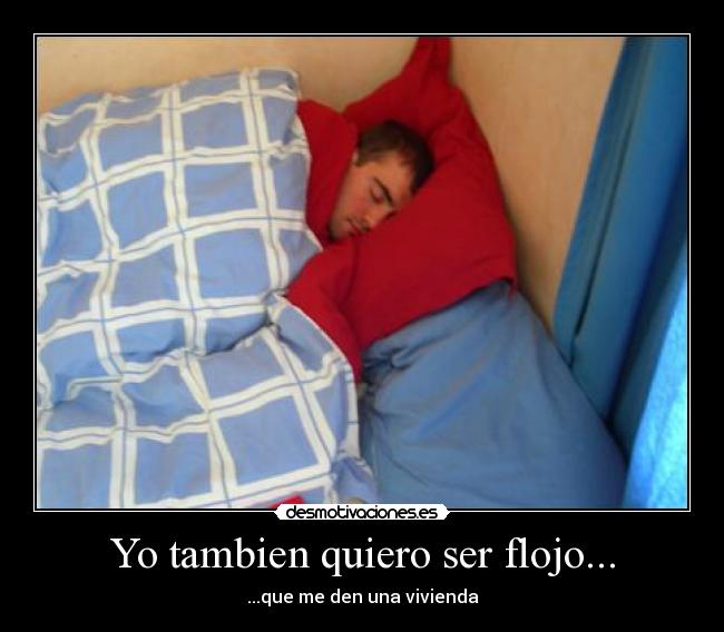 Yo tambien quiero ser flojo... - 