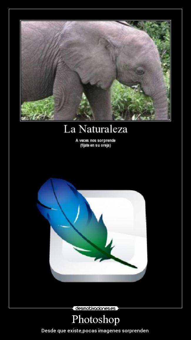 Photoshop - Desde que existe,pocas imagenes sorprenden