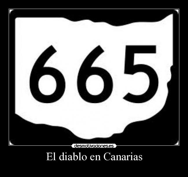 El diablo en Canarias -