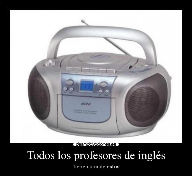 Todos los profesores de inglés -