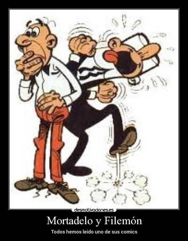 carteles mortadelo filemon desmotivaciones