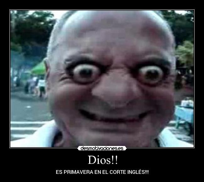 Dios!! - ES PRIMAVERA EN EL CORTE INGLÉS!!!