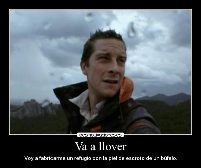 Va a llover -
