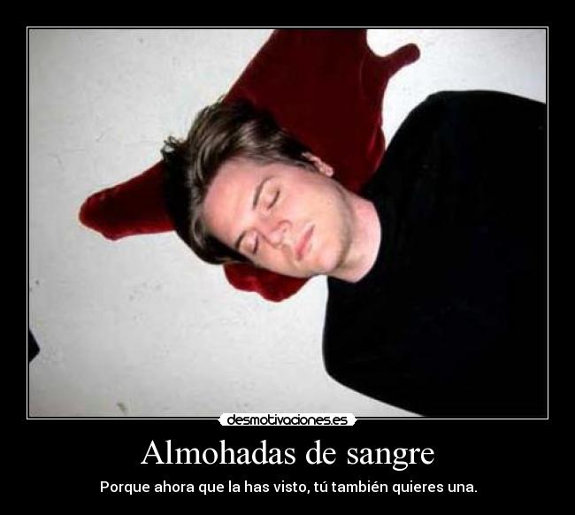Almohadas de sangre -