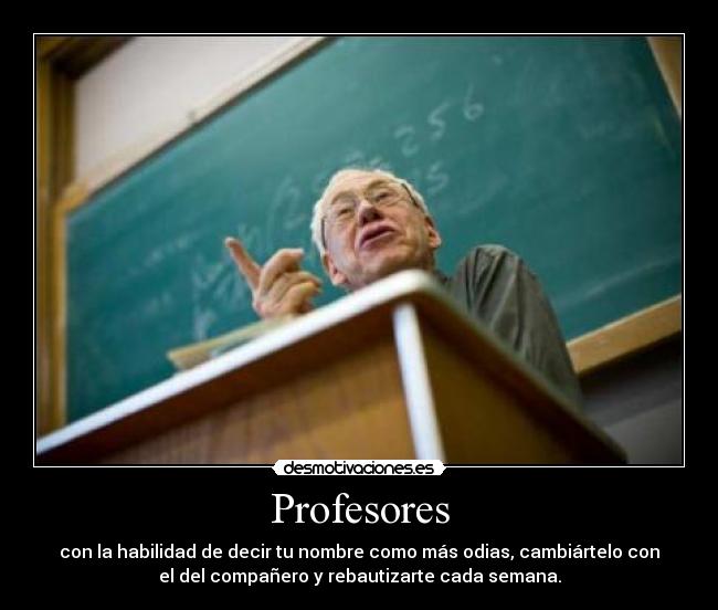 Profesores - 