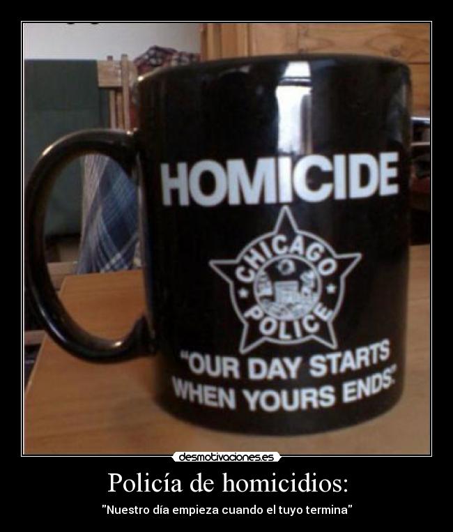 Policía de homicidios: - 