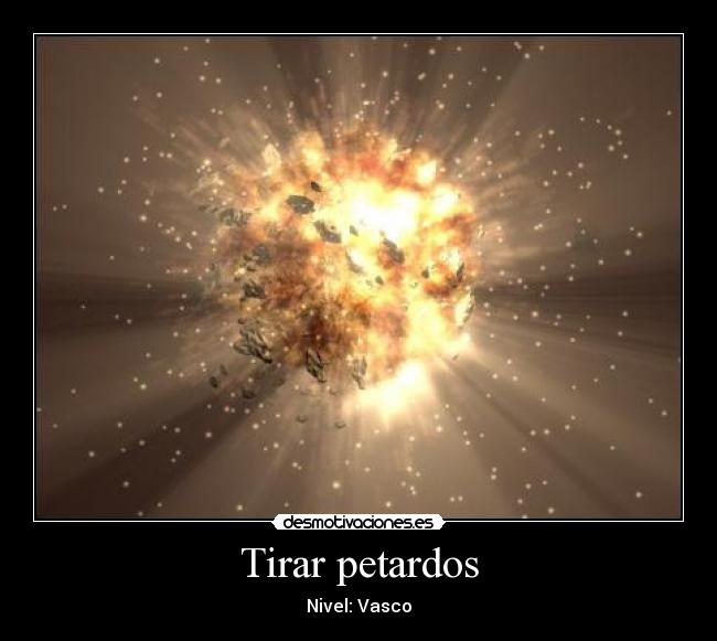 Tirar petardos -