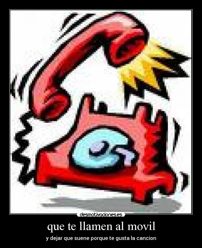 que te llamen al movil - 