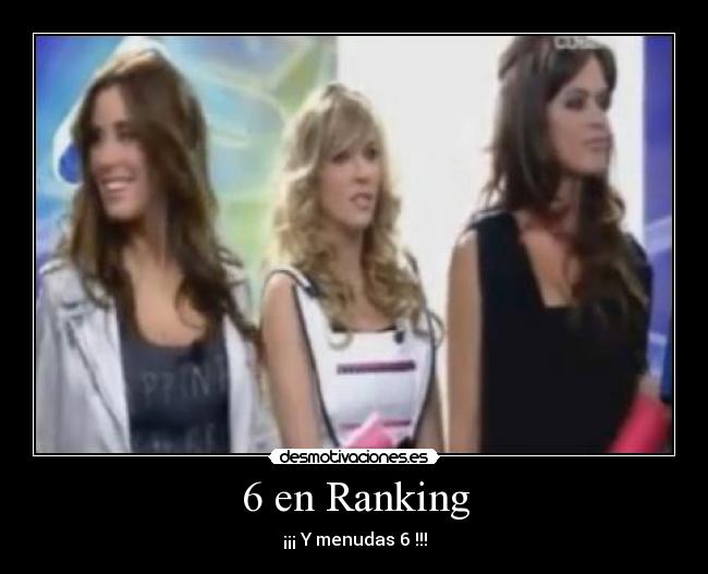 6 en Ranking - 