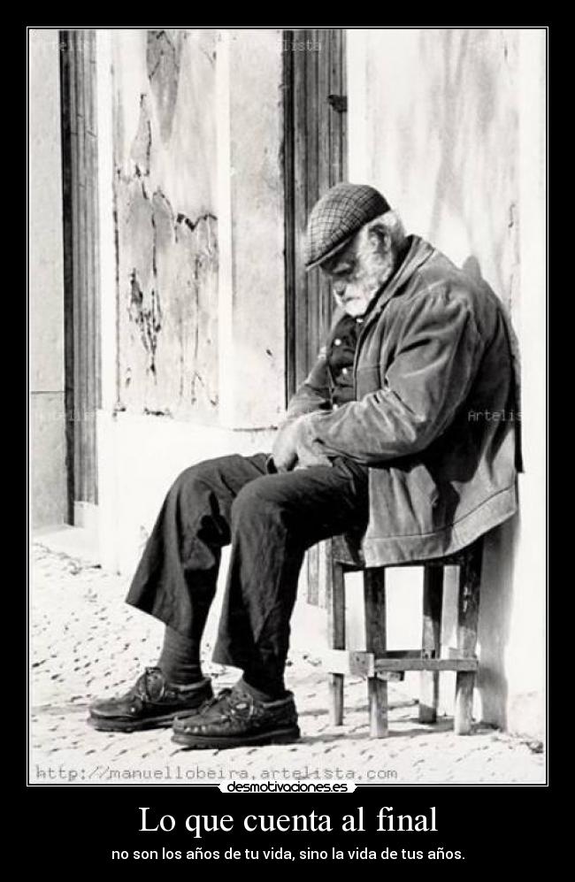 Lo que cuenta al final -