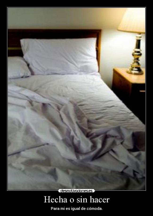 carteles cama desmotivaciones