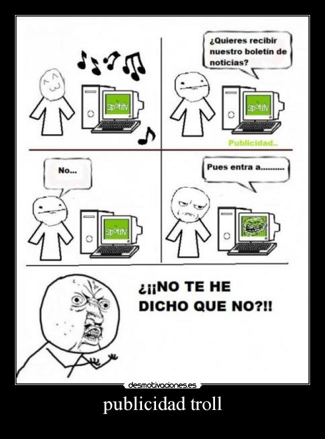 publicidad troll - 