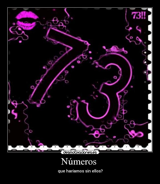 Números - que haríamos sin ellos?