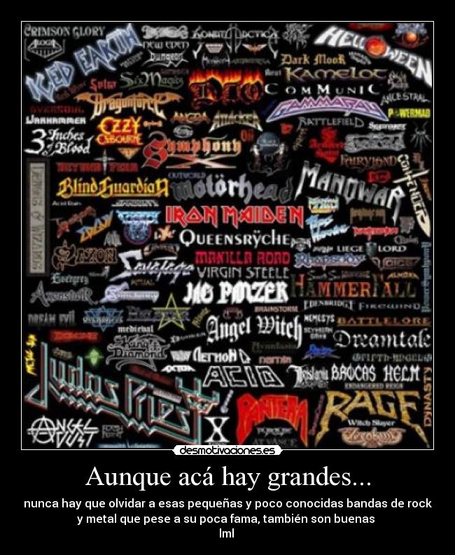 Aunque acá hay grandes... - 