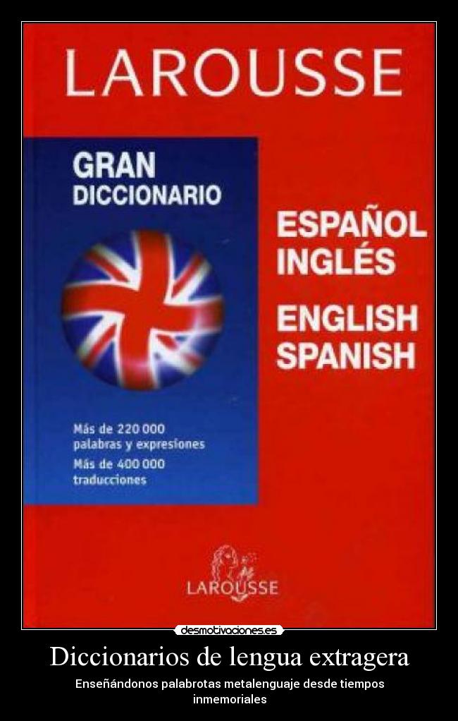 Diccionarios de lengua extragera - 