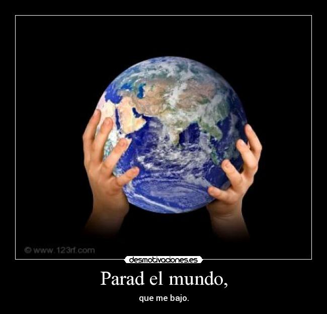 Parad el mundo, -