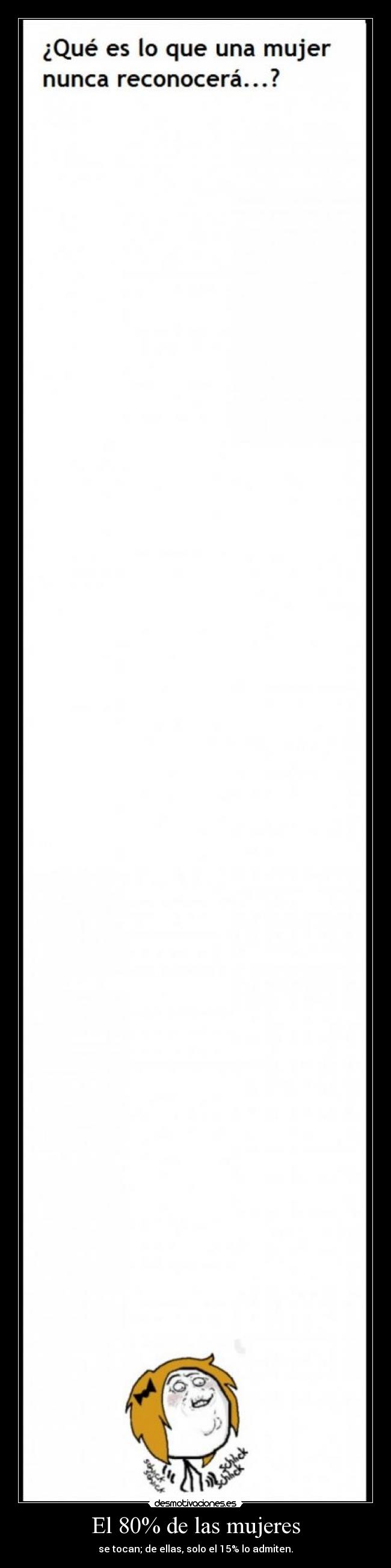 El 80% de las mujeres - se tocan; de ellas, solo el 15% lo admiten.
