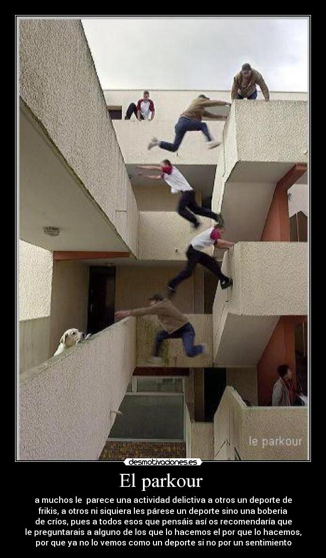 El parkour -