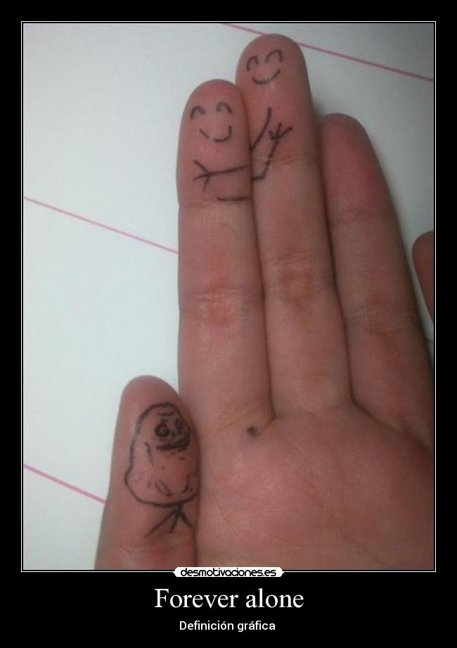 Forever alone - Definición gráfica