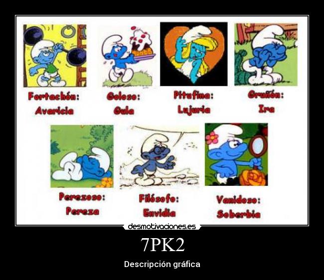 carteles los pecados desmotivaciones