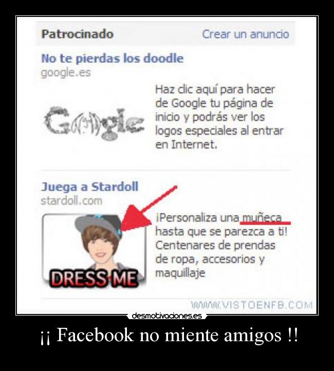 ¡¡ Facebook no miente amigos !! -