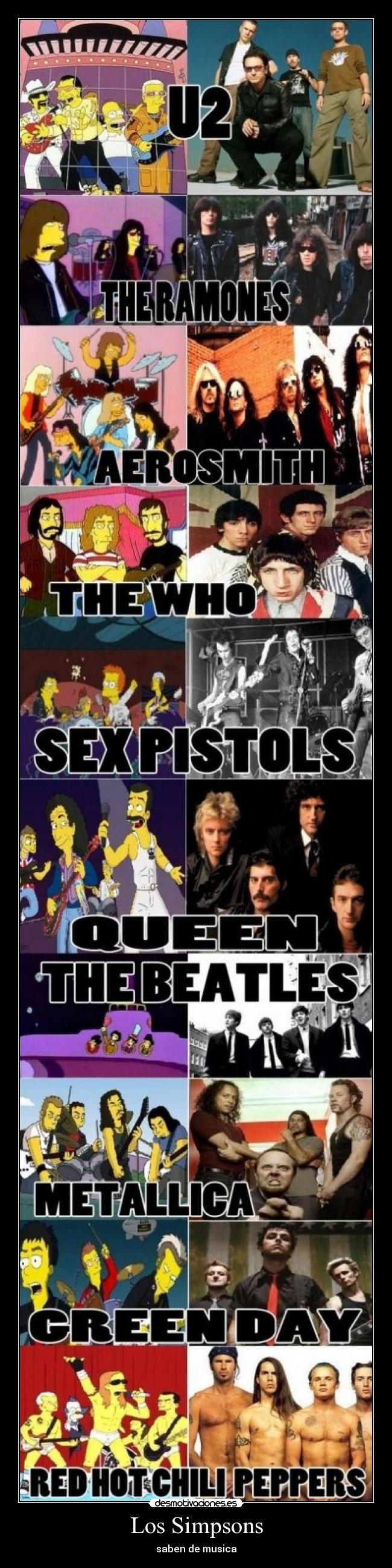 Los Simpsons - saben de musica