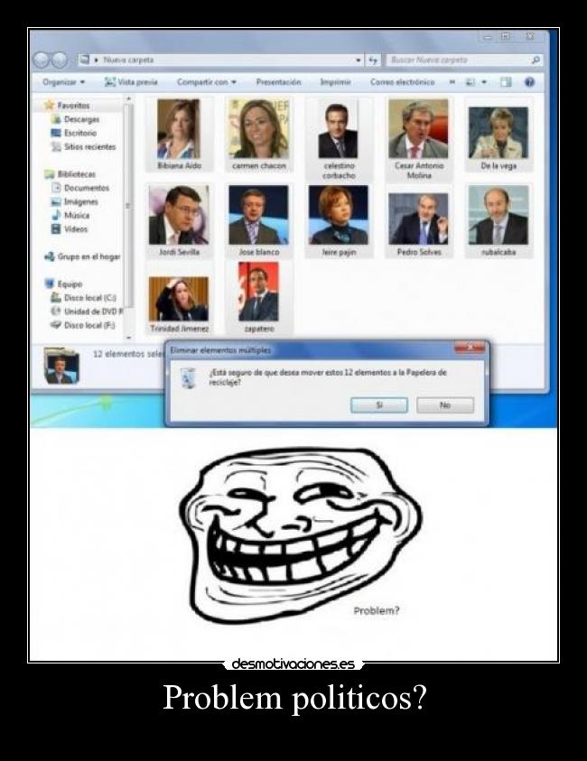 Problem politicos? -