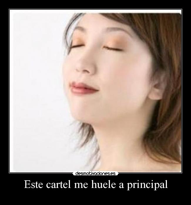 Este cartel me huele a principal -