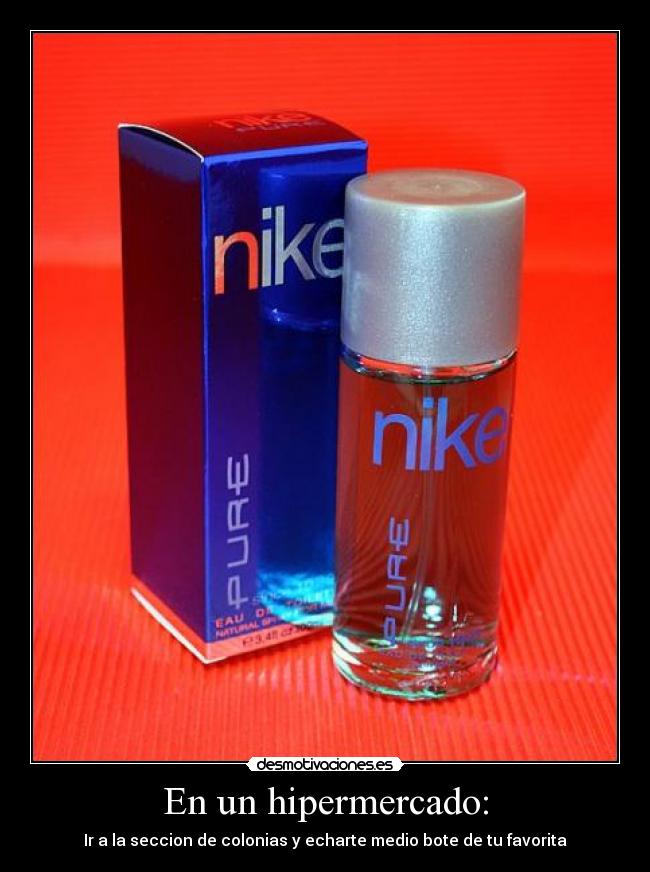 En un hipermercado: -