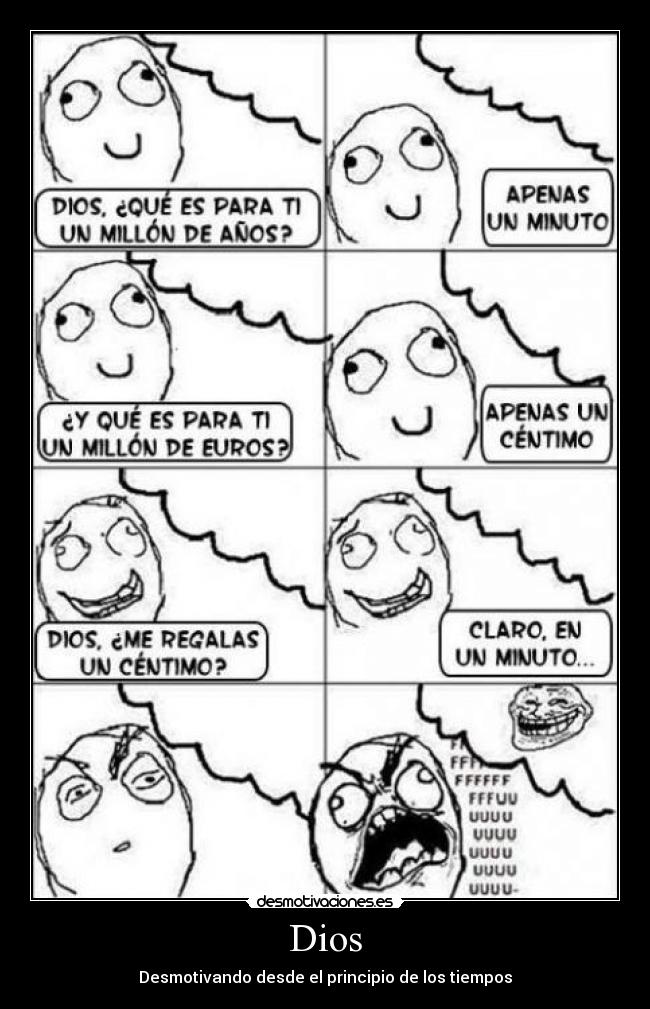 Dios - Desmotivando desde el principio de los tiempos