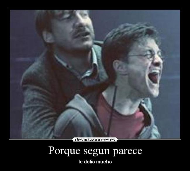 Porque segun parece -