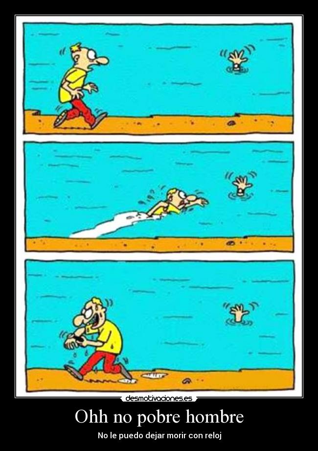 Ohh no pobre hombre -