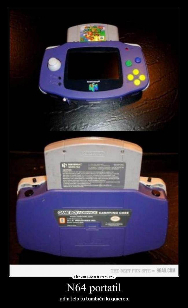 N64 portatil - admítelo tu también la quieres.